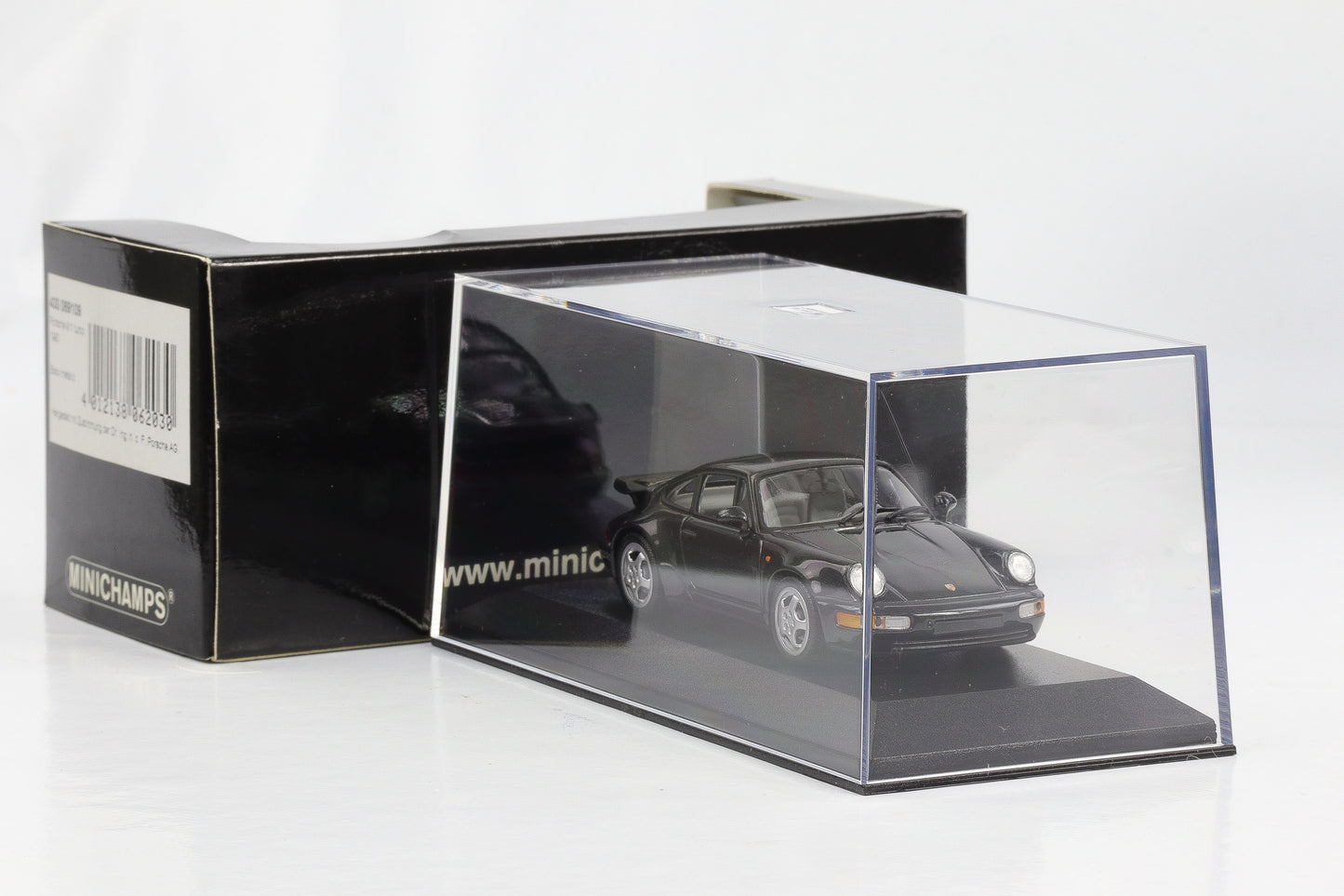 1:43 Minichamps Porsche 911 964 turbo 1990 schwarz-metallic 430069109