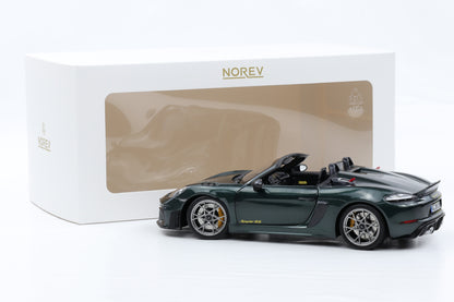 1:18 Norev Porsche 718 Spyder RS Weissach Package 2023 Forest green metallic
