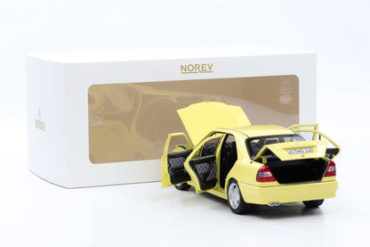 1:18 Norev Mercedes-Benz C36 AMG W202 light yellow Limousine 1993 / 200pcs