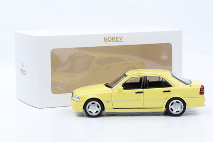 1:18 Norev Mercedes-Benz C36 AMG W202 light yellow Limousine 1993 / 200pcs