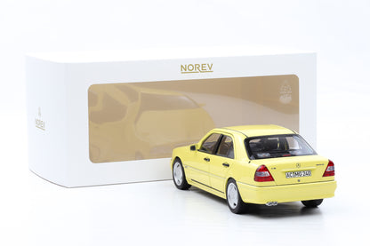 1:18 Norev Mercedes-Benz C36 AMG W202 light yellow Limousine 1993 / 200pcs