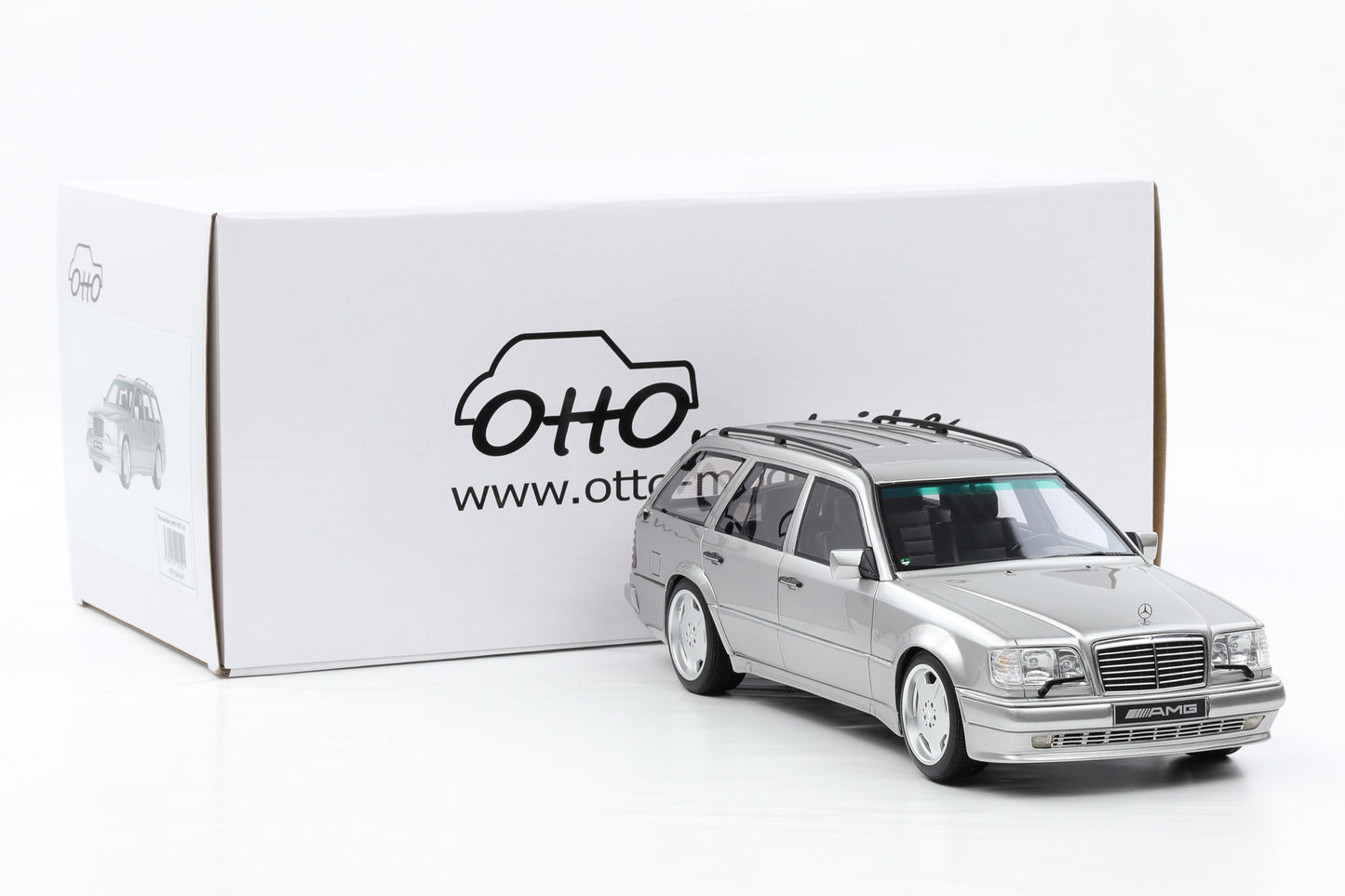 1:18 OTTOmobile Mercedes Benz W124 AMG 70TE 1998 silber OT1224