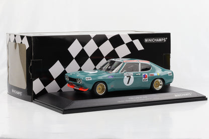 1:18 Ford Capri RS 2600 #7 Stewart/Cevert Paul Richard 6H 1972 Minichamps