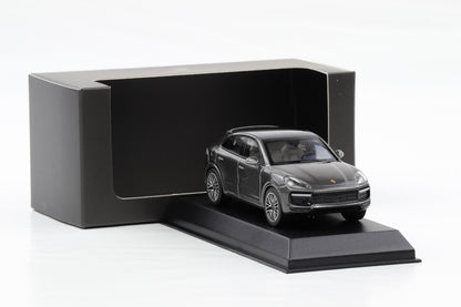 1:43 Porsche Cayenne Turbo Coupe 2019 dunkelgrau metallic dealer WAP Norev