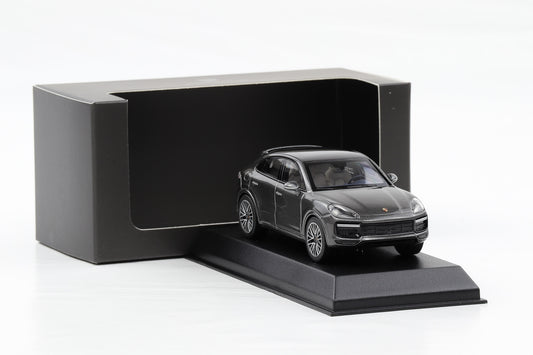 1:43 Porsche Cayenne Turbo Coupe 2019 dunkelgrau metallic dealer WAP Norev