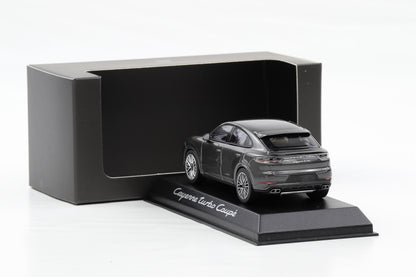 1:43 Porsche Cayenne Turbo Coupe 2019 dunkelgrau metallic dealer WAP Norev