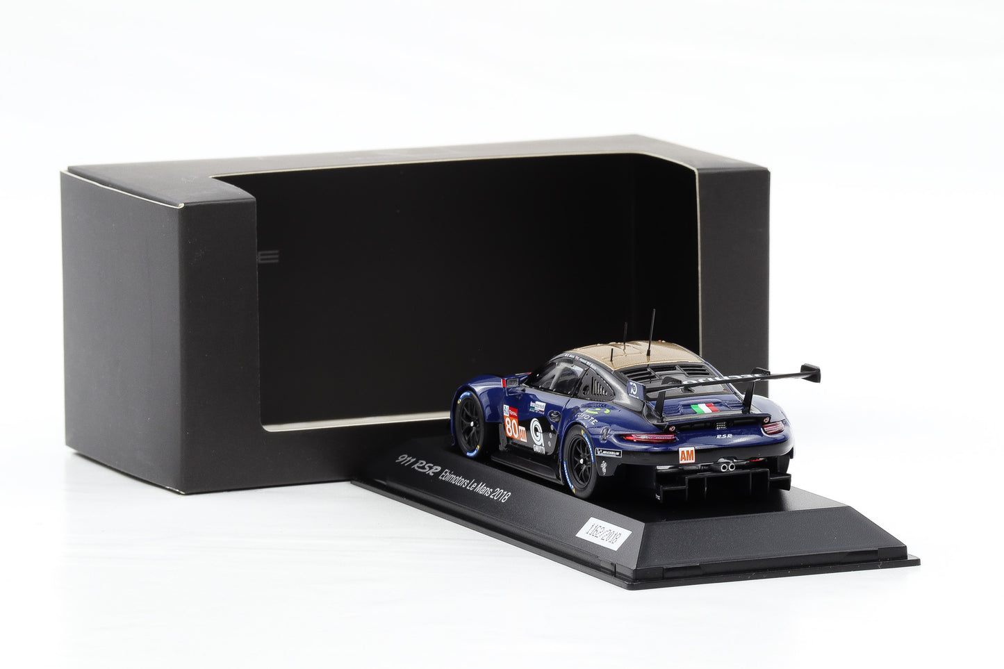 1:43 Spark Porsche 911 RSR Ebimotors Le Mans 2018 #80 Dealer WAP0209230K