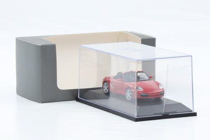 1:43 Schuco Porsche Boxster (987) 2005 Red WAP / Acrylbox defekt