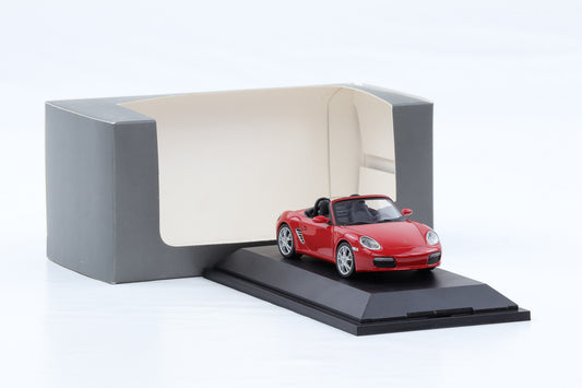 1:43 Schuco Porsche Boxster (987) 2005 Red WAP / Acrylbox defekt