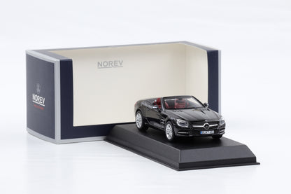 1:43 Norev Mercedes-Benz SL 350 R231 2012 Schwarz mit Hardtop abnehmbar