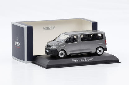 1:43 Norev Peugeot Expert Bus 2016 Platinium grey 479861