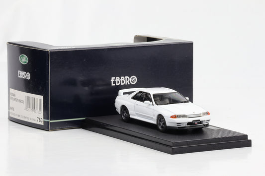 1:43 Ebbro Nissan Skyline GT-R R32 Coupe 1989 weiß