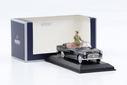 1:43 Norev Citroen 15 CV Presidentielle 1968 De Gaulle Figur 153134