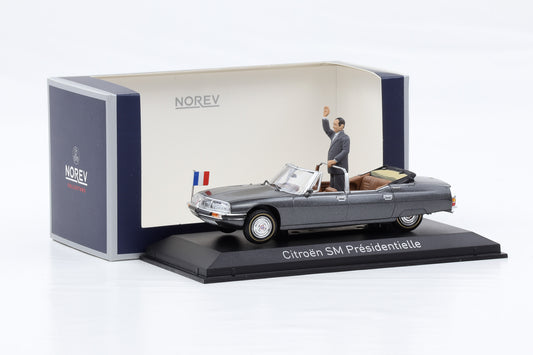 1:43 Norev Citroen SM Presidentielle 1995 Figur Jacques Chirac 158706