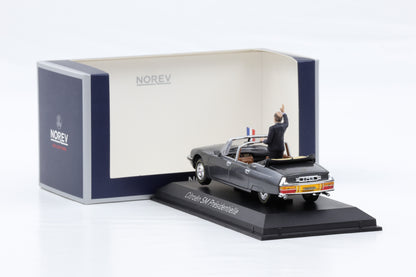 1:43 Norev Citroen SM Presidentielle 1981 Figur Francois Mitterand 158705