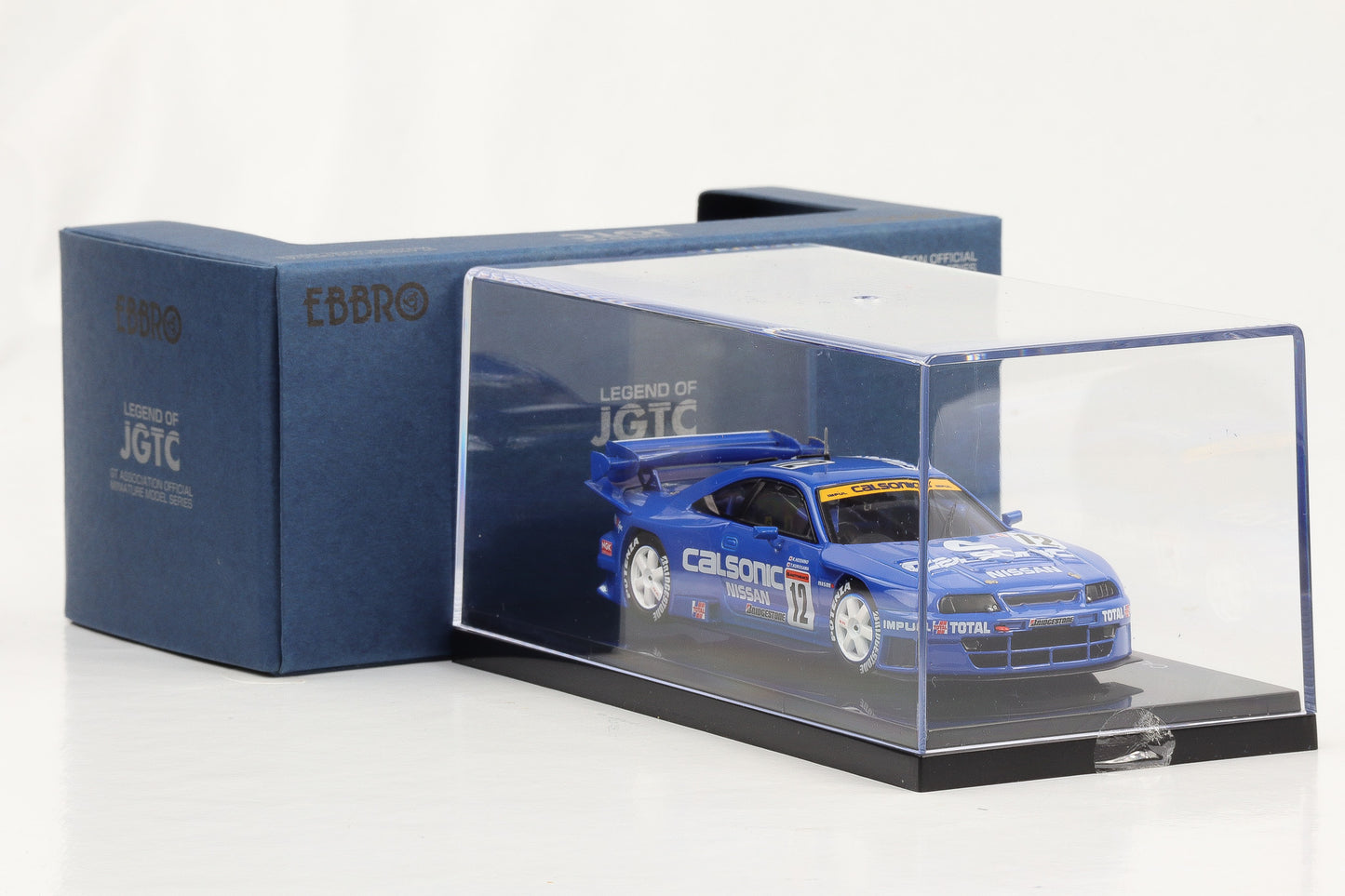 1:43 Ebbro Nissan Calsonic Skyline JGTC 1998 High down force #12 K. Hoshino, T. Kurosawa