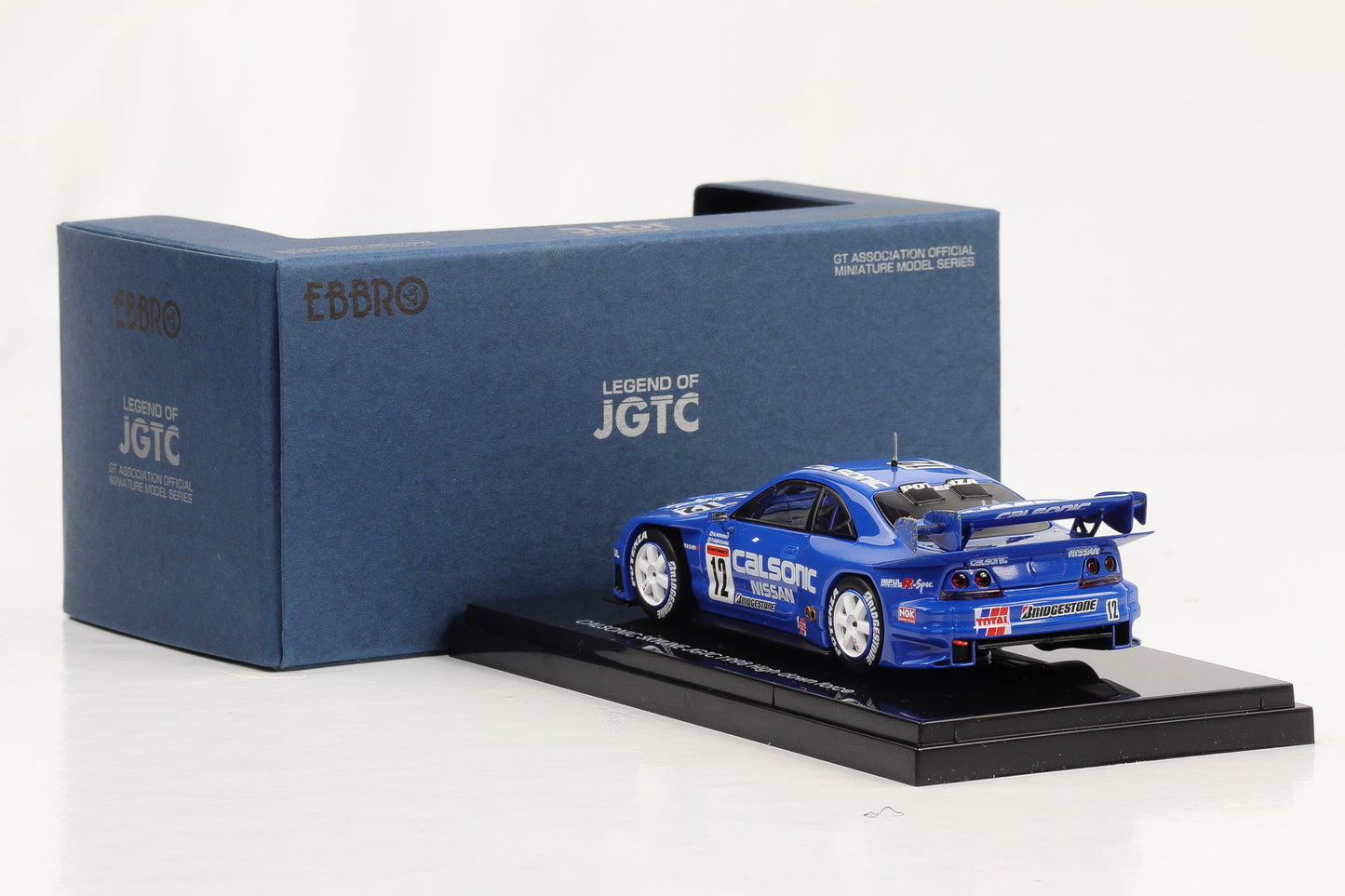 1:43 Ebbro Nissan Calsonic Skyline JGTC 1998 High down force #12 K. Hoshino, T. Kurosawa