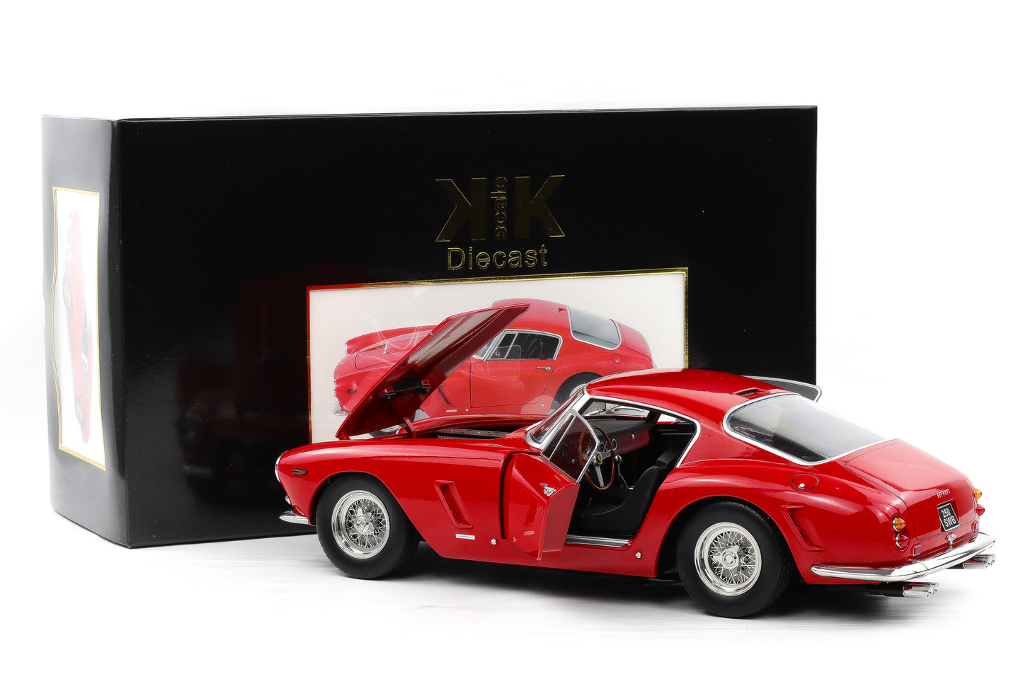 1:12 Ferrari 250 GT SWB Passo Corto rot 1961 rot KK-Scale opening parts
