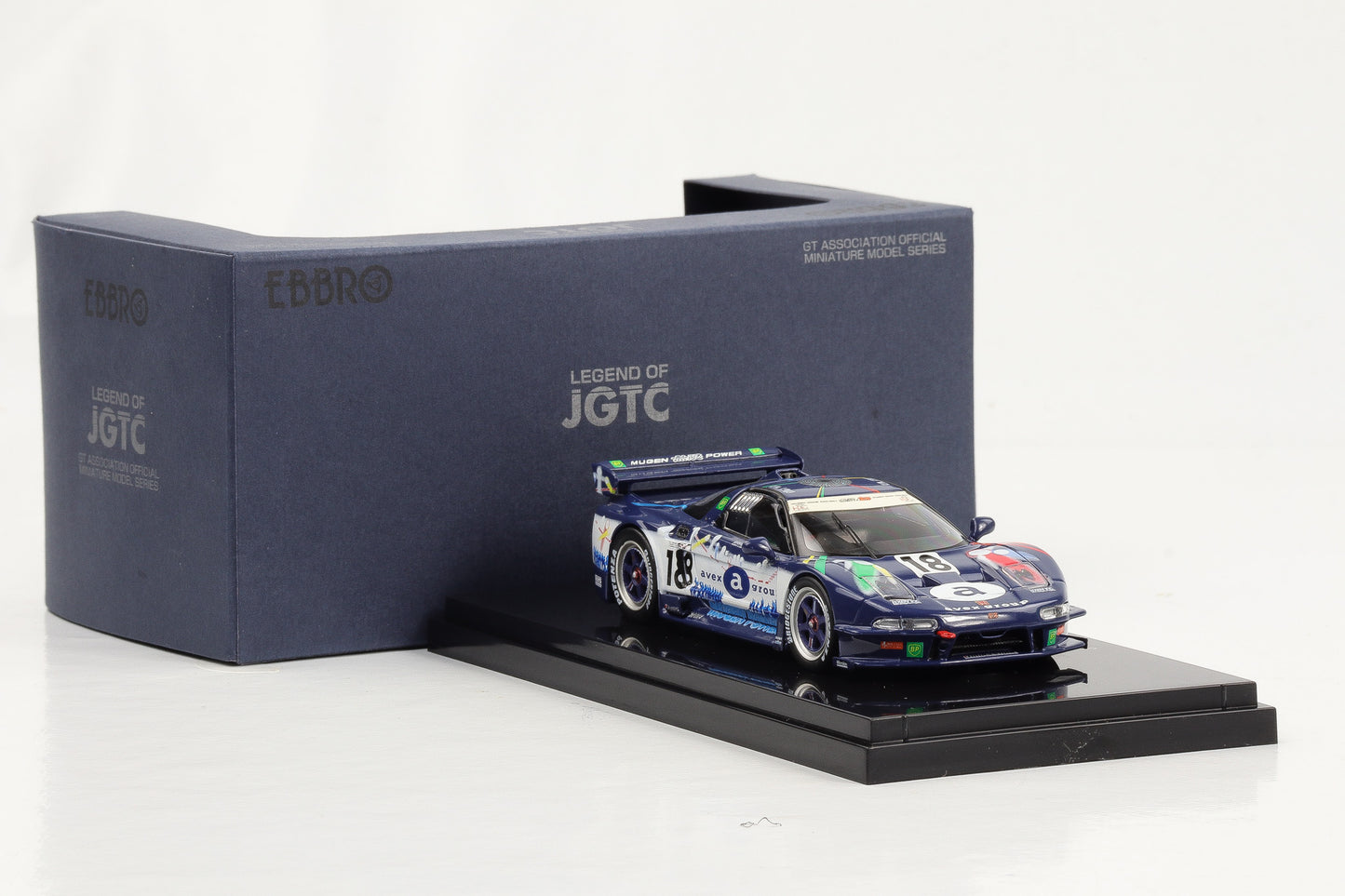 1:43 Ebbro Honda avex Dome Mugen NSX JGTC 1997 #18 T. Kurosawa, K. Yamamoto