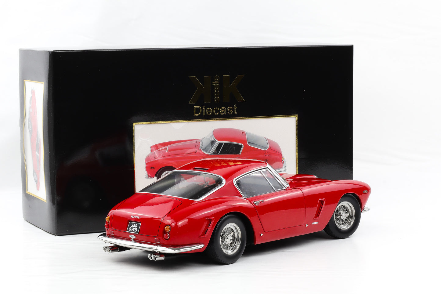 1:12 Ferrari 250 GT SWB Passo Corto rot 1961 rot KK-Scale opening parts