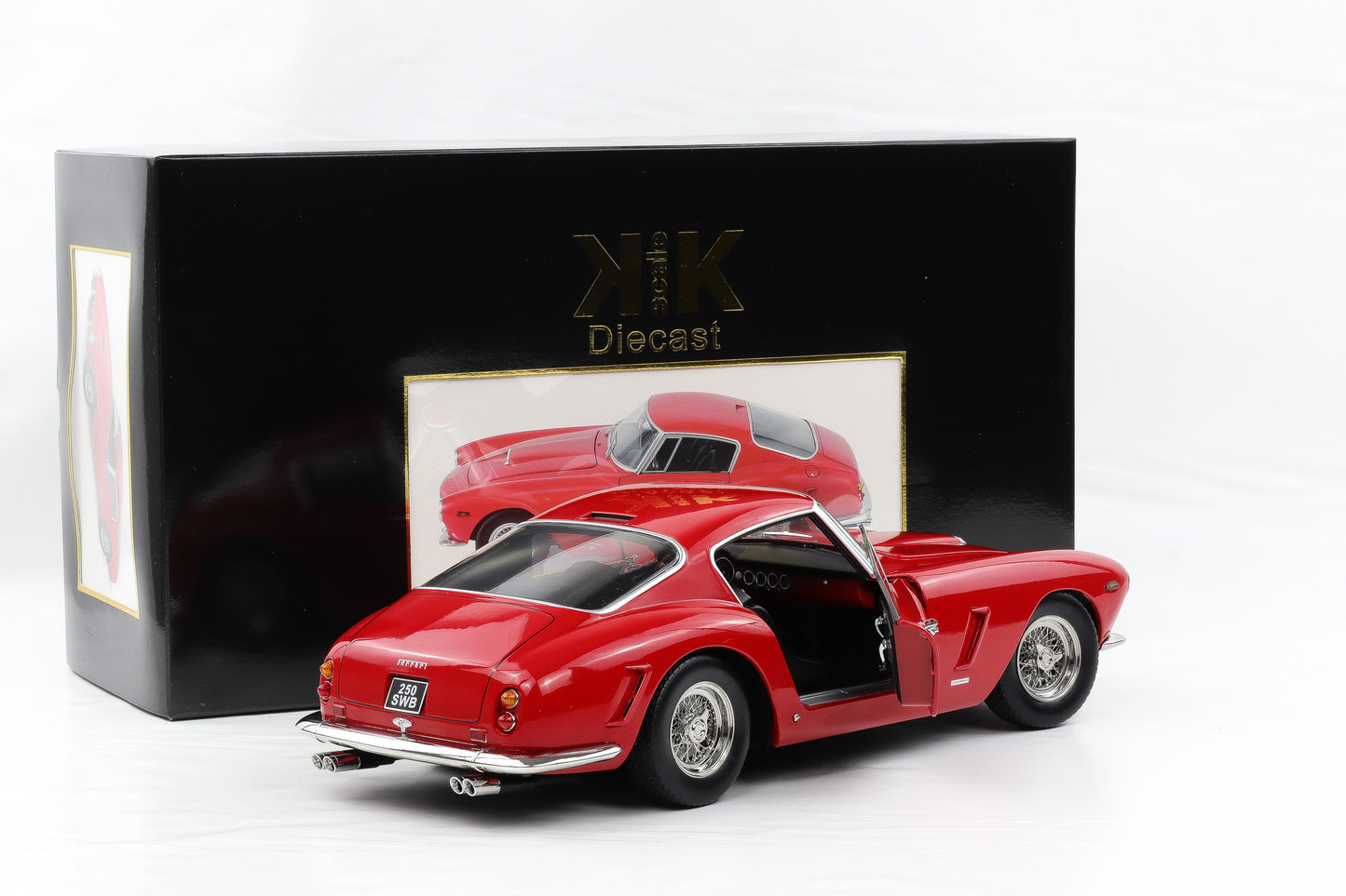 1:12 Ferrari 250 GT SWB Passo Corto rot 1961 rot KK-Scale opening parts