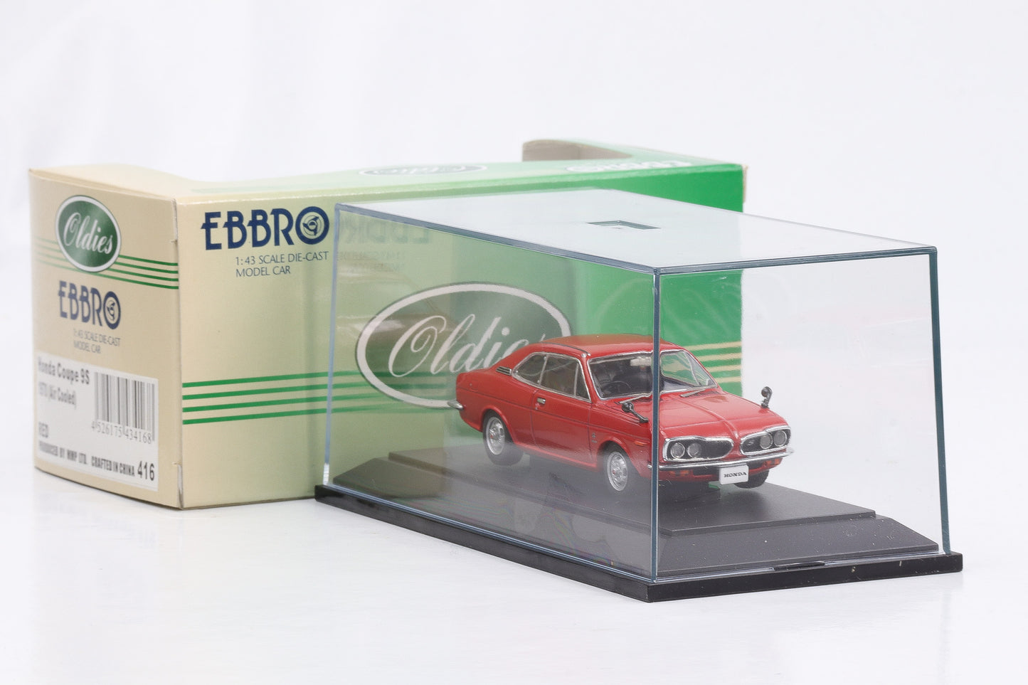 1:43 Ebbro Honda Coupe 9S 1970 Air cooled rot