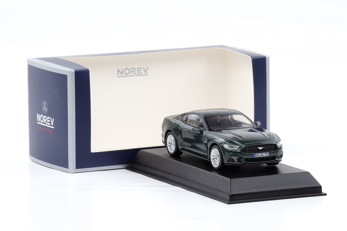 1:43 Norev Ford Mustang green metallic 2015 270558
