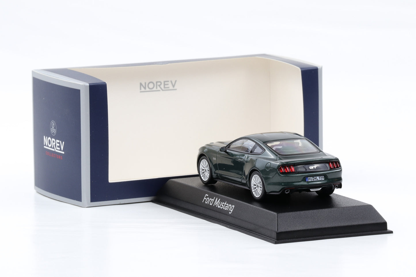 1:43 Norev Ford Mustang green metallic 2015 270558