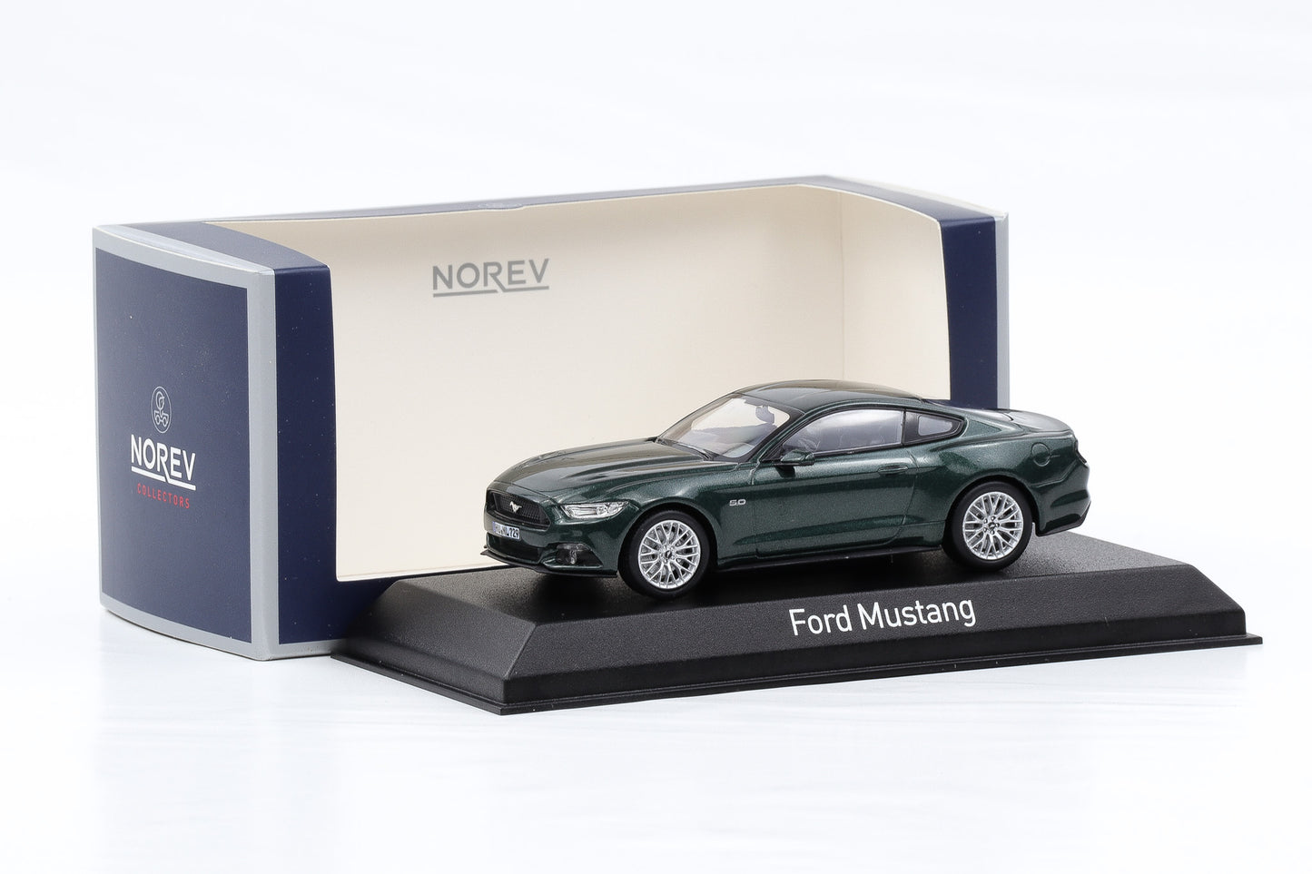 1:43 Norev Ford Mustang green metallic 2015 270558