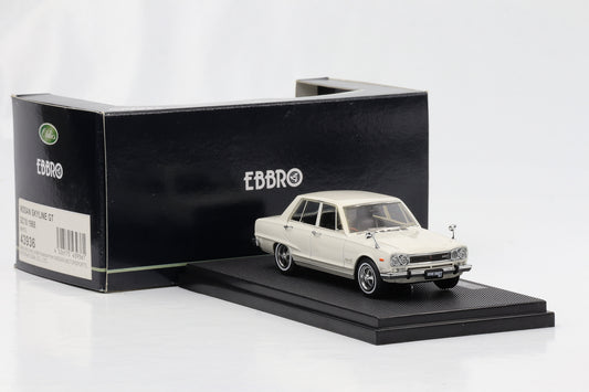 1:43 Ebbro Oldies Nissan Skyline GT GC10 1968 weiß