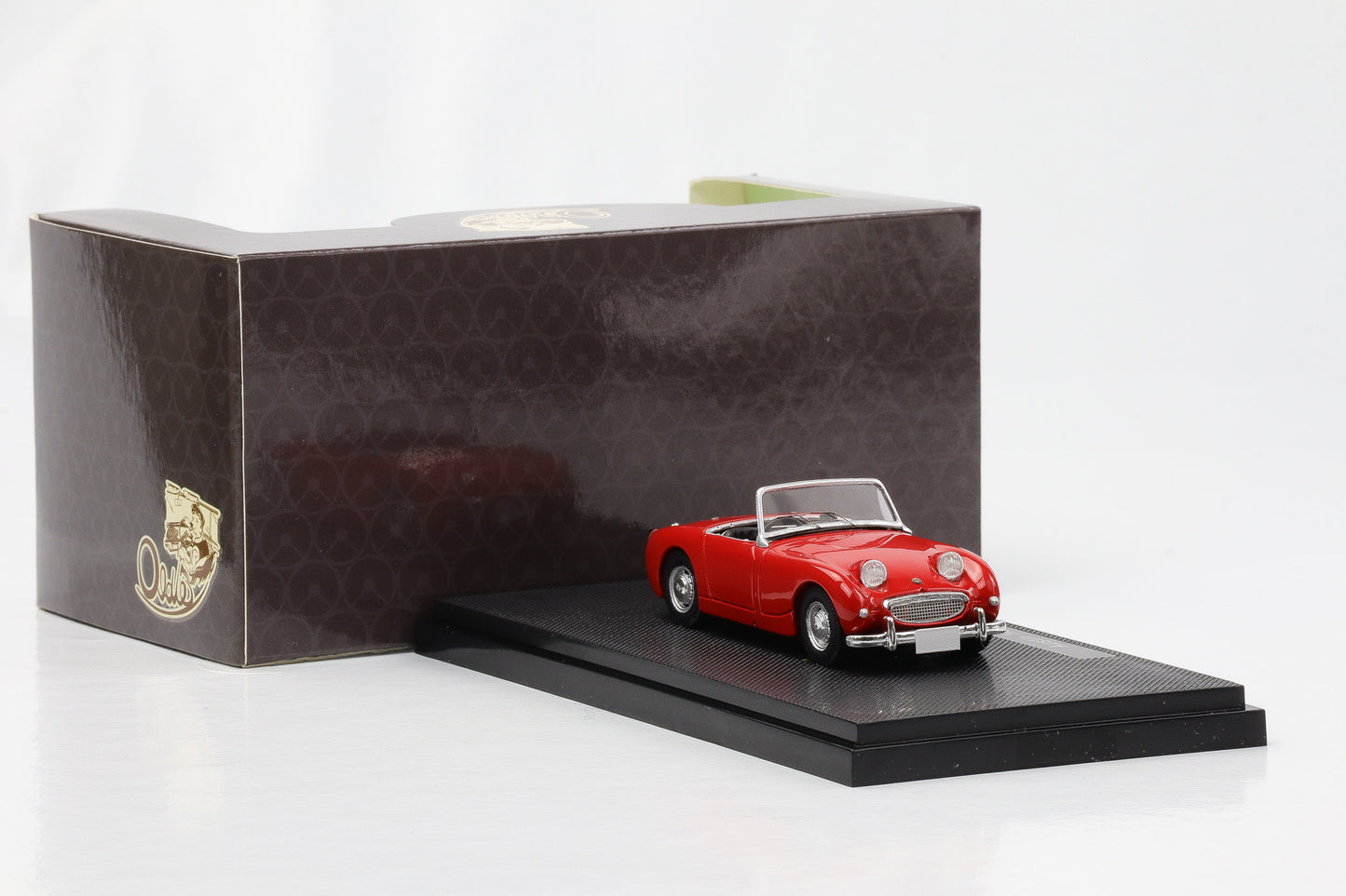 1:43 Ebbro Oldies Austin Healey Sprite Mk. 1 Cabrio 1958 rot