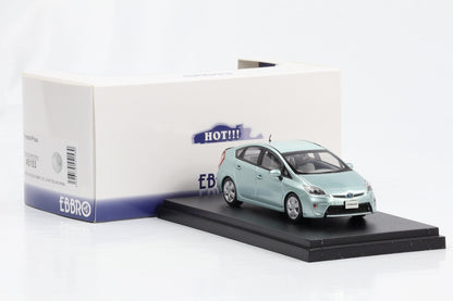 1:43 Ebbro Toyota Prius 2012 Frosty-Green-Metallic diecast