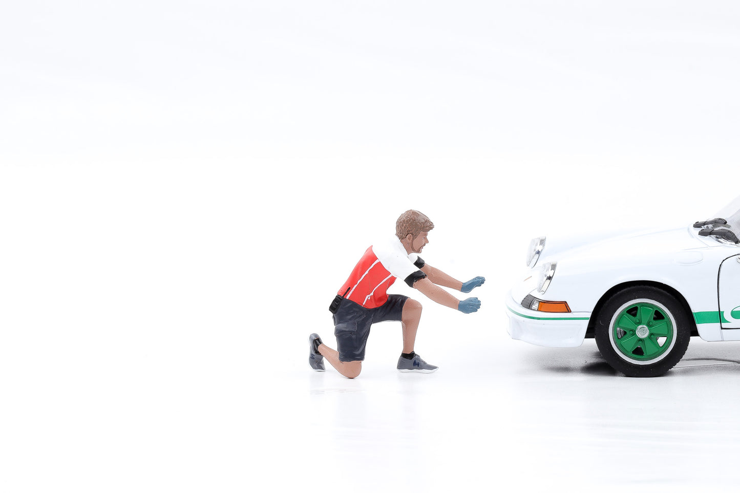 1:24 Figur Race Crew Pit Stop Mechaniker Racing Figuren American Diorama