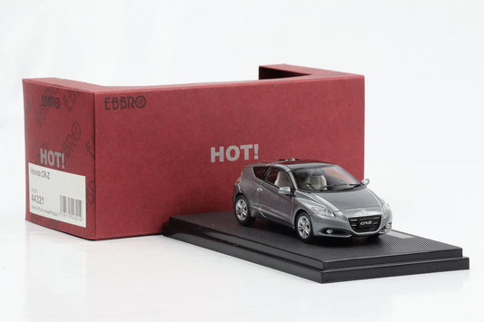 1:43 Ebbro Hot! Honda CR-Z 2010 metallic-grausilber diecast