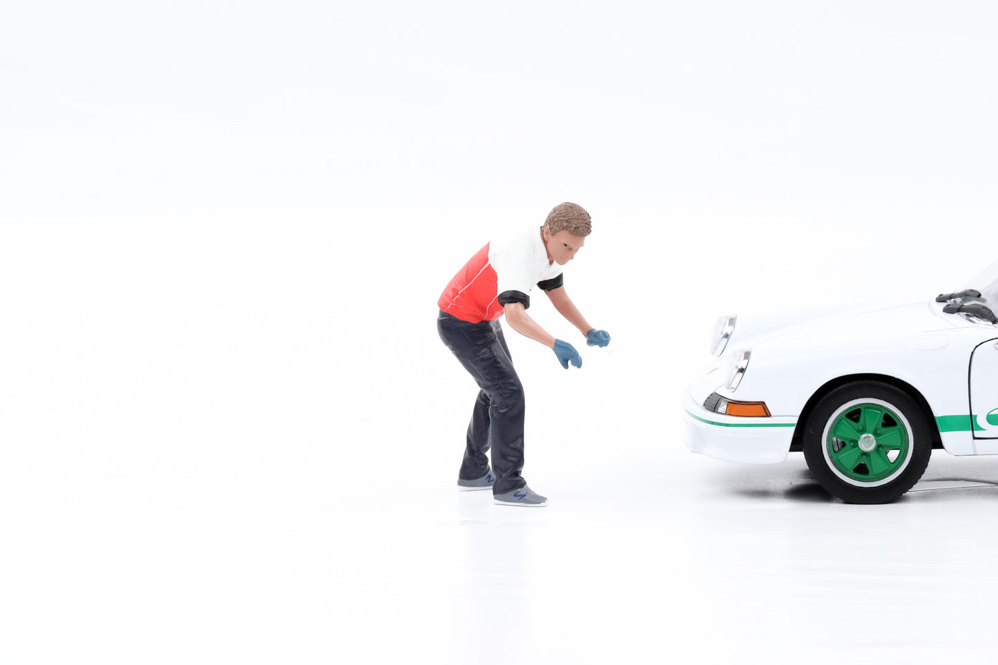 1:24 Figur Race Crew Pit Stop Mechaniker Racing Figuren American Diorama