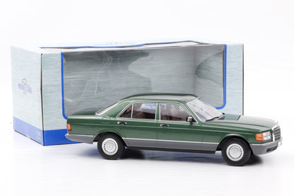 1:18 MCG Mercedes Benz 280 SE S-Klasse W126 1979 dunkelgrün metallic