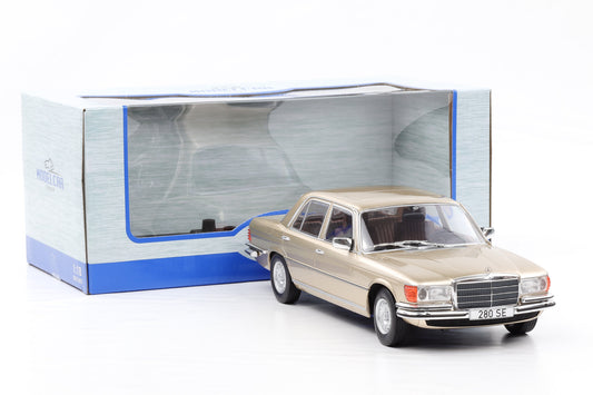 1:18 MCG Mercedes Benz 280 SE S-Klasse W116 1972 beige metallic