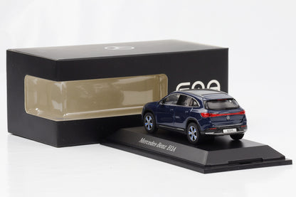 1:43 Herpa Mercedes-Benz EQA H243 2021 denimblau Dealer