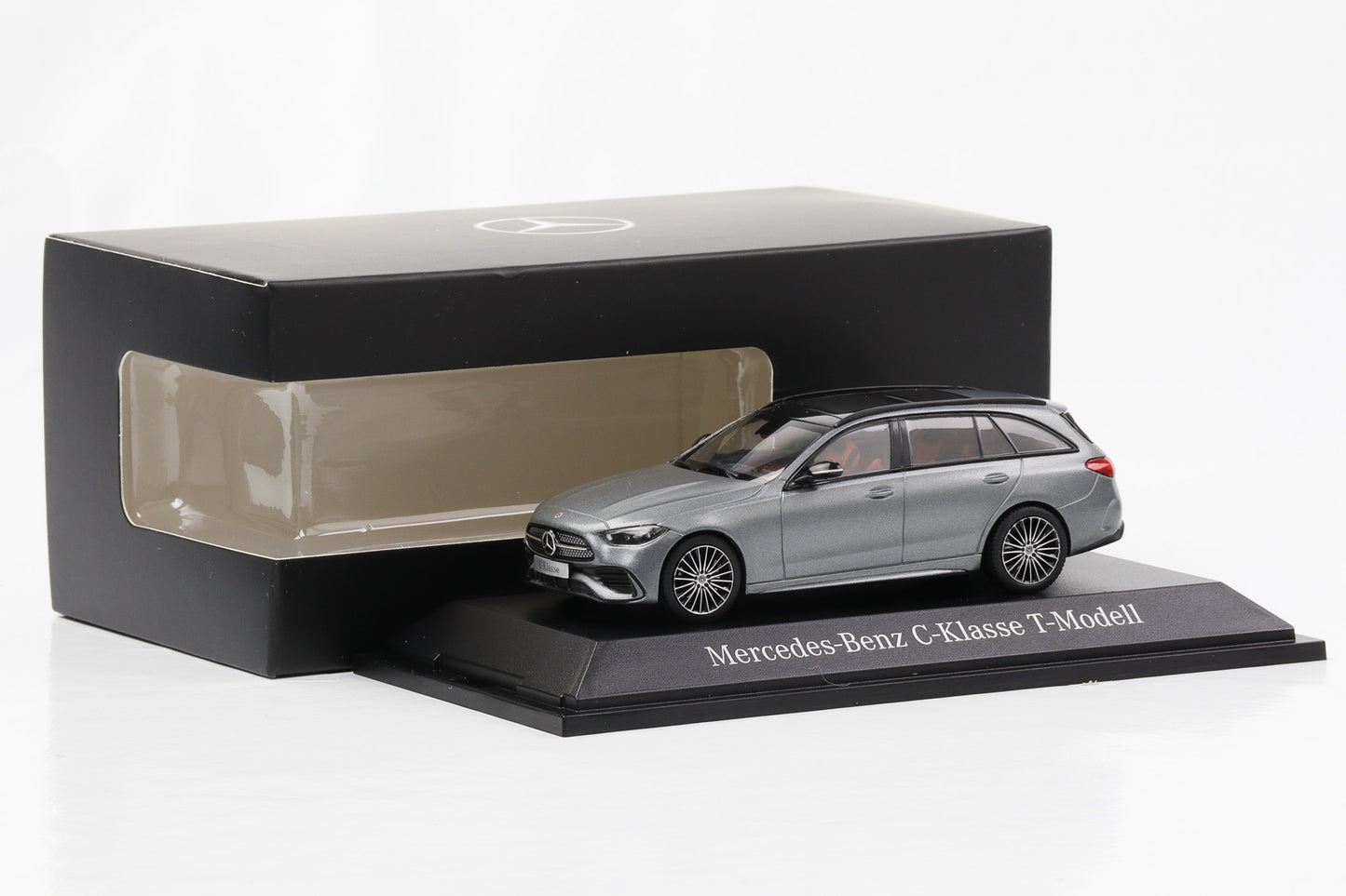 1:43 Mercedes-Benz C-Klasse S206 T-Modell selenitgrau Herpa 2022 Dealer