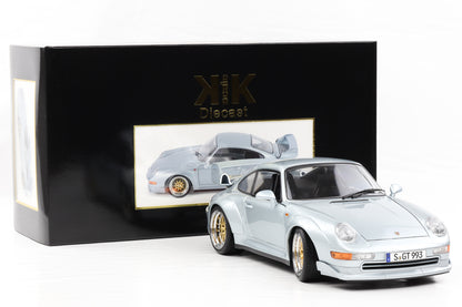 1:12 KK Scale Porsche 911 993 GT2 1996 silber mit BBS Felgen / Diecast