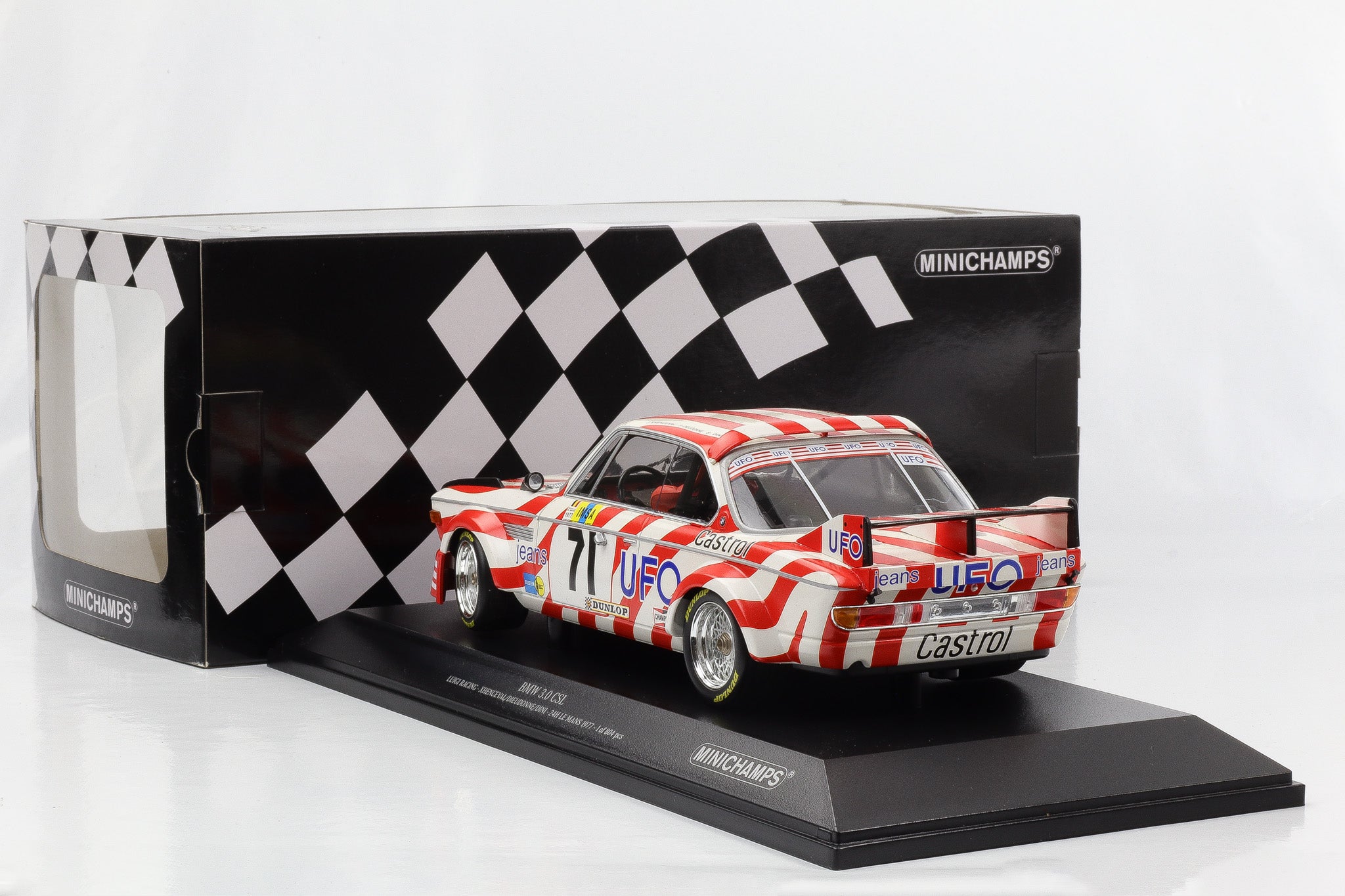 1:18 BMW 3.0 CSL Luigi Racing #71 24h Le Mans 1977 Xhenceval Dieudon M –  motor-circuit