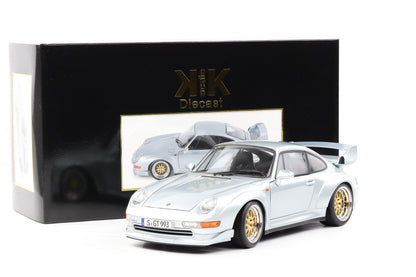 1:12 KK Scale Porsche 911 993 GT2 1996 silber mit BBS Felgen / Diecast