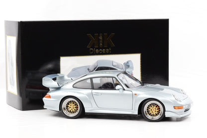 1:12 KK Scale Porsche 911 993 GT2 1996 silber mit BBS Felgen / Diecast
