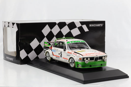 1:18 BMW 3.0 CSL Gr.2 Winner Spa 24h 1976 #5 Chavan Demuth Detrin Minichamps