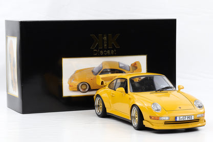 1:12 KK Scale Porsche 911 993 GT2 1996 speedgelb mit BBS Felgen / Diecast