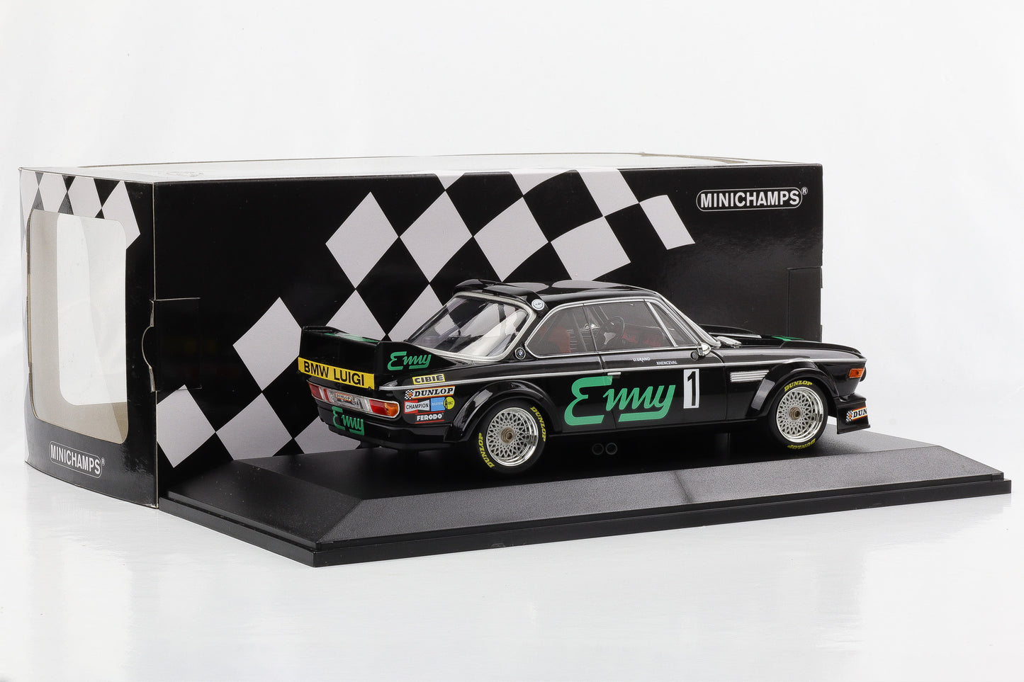 1:18 BMW 3.0 CSL E9 ITALIA #1  Grano Xhenceval GP BRNO 1978 Minichamps