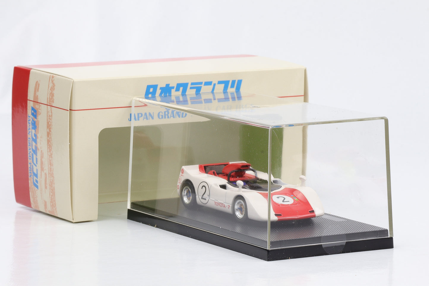 1:43 Ebbro Japan GP Series Toyota-7 1969 Japan GP #2 weiß-rot diecast