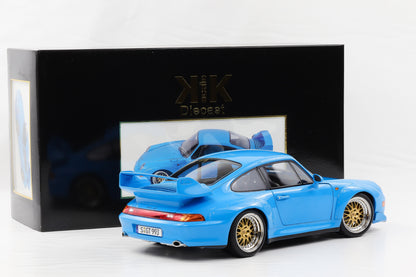 1:12 KK Scale Porsche 911 993 GT2 1996 blau mit BBS Felgen / Diecast