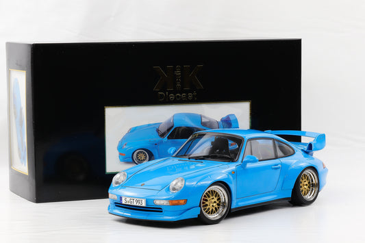 1:12 KK Scale Porsche 911 993 GT2 1996 blau mit BBS Felgen / Diecast