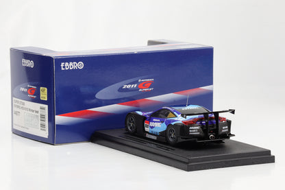 1:43 Ebbro Honda Raybrig HSV-010 Super GT500 2011 Winter test #02 blau-schwarz diecast